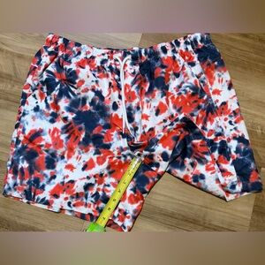 DSG Red and Blue Tie-Dye Board Shorts